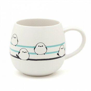 三郷陶器 シマエナガ マグカップ(しましま) 6832-11 家事用品 食器