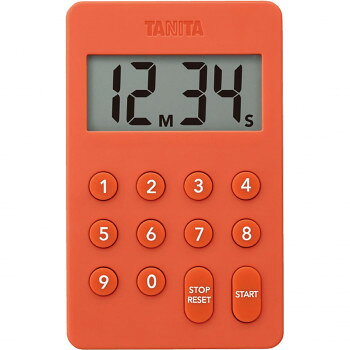 TANITA タニタ デジタルタイマー100分計 オレンジ TD-415 家事用品 台所用品