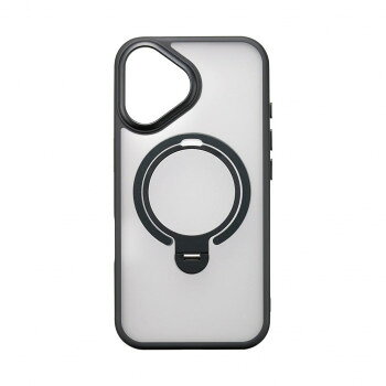 マグスタプラスケース iPhone16対応 ブラック i38FiJS04 パソコン・AV機器関連 PC・携帯関連