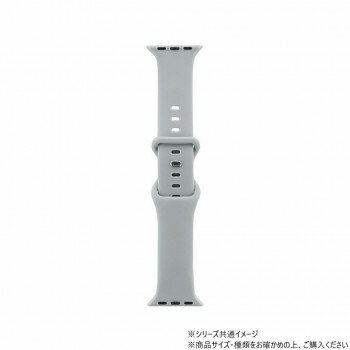 Apple Watch バンド CORVIN ベーシックシリコンバンド グレー LN-AW41B36GY パソコン・AV機器関連 PC・携帯関連