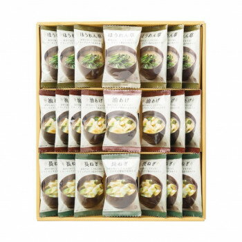 美味心 フリーズドライ味噌汁ギフト TK-BE 4219-047 軽食品 惣菜・レトルト