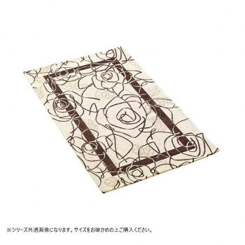 高級なシェニール糸を使用しており、柔らかな手触りが特徴です。裏面に滑りにくい加工を施しております。カメリア(椿)の柄をモチーフにしてモダンに配置しました。季節に合わせてご使用ください。薄手の生地なので扉などの開閉の邪魔になりません。リビングや廊下やキッチンはもちろん、リビングや寝室、ソファーやベッドの足もとにもご利用ください。イタリア、ミラノ郊外のベルガモというところで生産しています。※洗濯機で丸洗いが可能です。※ホットカーペット対応可能です。※サイズにより柄の出方が異なります。サイズ約55×75cm　全厚:約3mm個装サイズ：56×12×5cm重量個装重量：450g素材・材質アクリル40%　綿30%　ポリエステル30%裏面:滑りにくい加工生産国イタリアイタリア製のジャカード織のマット