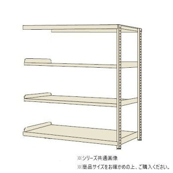 支柱は溶接一体型のため非常に堅牢です。※配達希望日の明記は可能ですが、確約ではございません。※この商品は6個口での出荷になります。(目安個装サイズ:480×1520×70mm:8.25kg/160×1480×75mm:11.65kg/440×1420×45mm:8.6kg/90×460×60mm:1kg/210×460×55mm:1.6kg/50×50×70mm:0.15kg)※お届けは車上渡しとなります。※搬入場所の状況等によって搬入制限や追加料金が生じる場合があります。※法人への配送の場合は、必ず法人名をご記載ください。サイズ寸法:W1500×D450×H1500mm個装サイズ：48×152×7cm重量54kg個装重量：8250g仕様寸法:W1500×D450×H1500mm均等耐荷重(棚1連当り):1250kg均等耐荷重(棚板1段当り):250kg段数:4段カラー:アイボリー質量:54kgアジャスター:樹脂製　ネジ径M20×P2.5組立式生産国日本ボルト8本組立の手軽さを実現