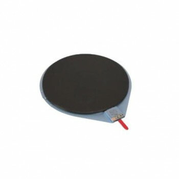 サカエ クルクル回転盤 スチール製 ハンドストッパー付 540×679×16mm ゴムマット KS-510BK ガーデニン..