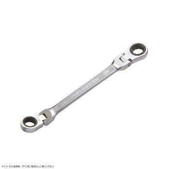 Rakuten - KTC ラチェットめがねレンチ(両頭型首振りタイプ) 11×13mm MR1A-1113F ガーデニング・DIY・防殺虫 ガーデニング・花・植物・DIY