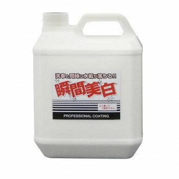 クリスタルプロセス 洗車・下処理 瞬間美白(ホワイト・淡色車専用) 4L F02400 スポーツ・アウトドア カー・自転車