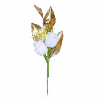 A＆K プリザーブドフラワー 一輪挿し プチローズホワイト P-001 ガーデニング・DIY・防殺虫 ガーデニン..