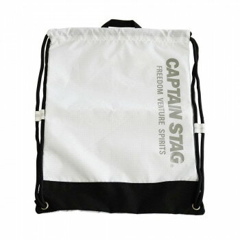 キャプテンスタッグ ナップサック ホワイト 01319 服飾雑貨 バッグ