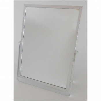 メリー アルミフレーム卓上スタンドミラー シルバー No.40 家具/収納 家具　ラック　その他