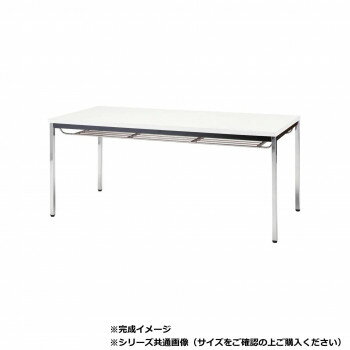 藤沢工業(TOKIO)　ミーティングテーブル　TDW-1860TK ホワイト 家具/収納 オフィス収納