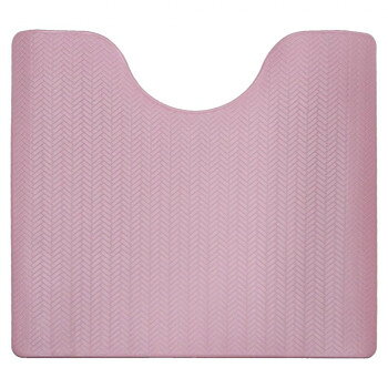 ズボラ 拭ける トイレ足元マット ピンク 約55×60×0.5cm　ヨコズナクリエーション 家事用品 トイレマット・カバー類