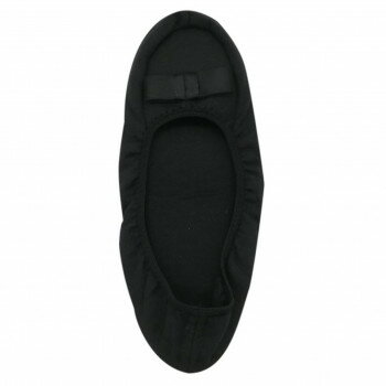 PAGE ONE ページワン　巾着入り携帯スリッパ　07　BLACK　GRK1622 スポーツ・アウトドア アウトドア