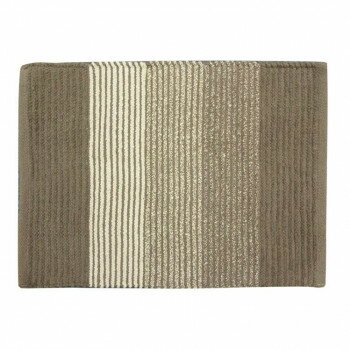 riz au lait リアレ　コットンシェニールボーダー　フロアマット　40　BROWN　GMT8523 インテリア 敷物・カーテン