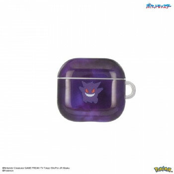 ポケットモンスター AirPods 4 対応 ソフトケース ゲンガー POKE-972B パソコン・AV機器関連 PC・携帯関連