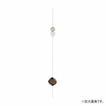 00370419　トーソー(TOSO)　カーテンアクセサリー　ラインドロップA100　セピア　1本 インテリア 敷物・カーテン