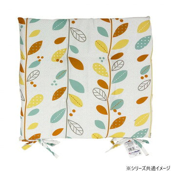プリントシートクッション わかば 40×40cm OR・オレンジ 5878 インテリア その他インテリア