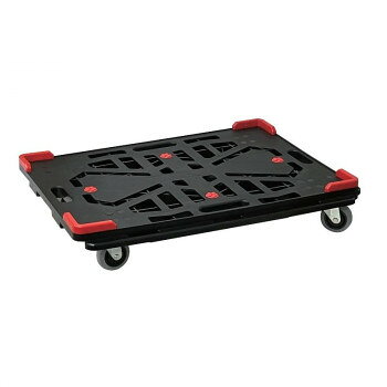 アルミス 大型樹脂連結平台車 ARH-200BK (4535601036180) 2個セット ガーデニング・DIY・防殺虫 ガーデニング・花・植物・DIY
