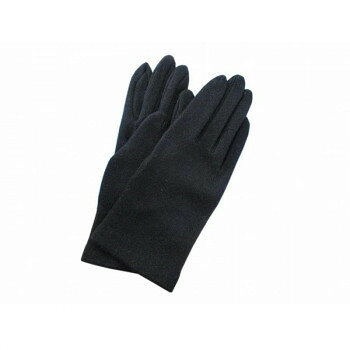 婦人用手袋 カシミヤ100％ 口丸 黒(5) 002302521 服飾雑貨 小物(手袋・マフラー等）