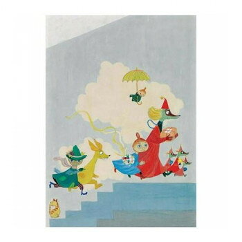 MOOMIN ムーミン ポスター 100×70cm The Aurora Hospital Mural ATC040018 文具・玩具 本