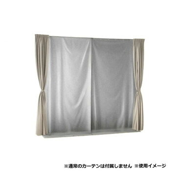 冬場の寒風対策、夏場の冷房効率UPに大活躍!冬場は、断熱効果(室内の保温性)!夏は冷房効率アップ!冷暖房の効率も良くなり節電に!【ご使用上の注意】※ビニール臭いが気になる場合は、風通しの良い場所で1日程度陰干しして下さい。※においの感じ方は個人差がございます。体調に影響が出た場合、ご使用を中断してください。※尚、衛生面の都合上、開封済み商品の返品・返金を承ることができませんので、においに敏感な方はご購入をお控えください。サイズ100×225cm個装サイズ：42×15×3cm重量個装重量：550g素材・材質本体:塩化ビニル樹脂ハトメ:アルミニウム防カビ剤:有機系Sカン:ポリアセタール樹脂セット内容2枚、取付用S型フック×14個生産国日本防カビ加工品で衛生的!