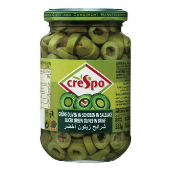 クレスポ グリーンオリーブ　スライス 165g 12個セット 072010 軽食品 缶詰・瓶詰