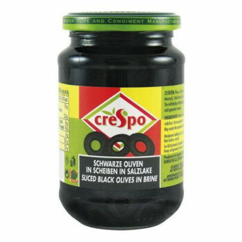 クレスポ ブラックオリーブ　スライス 165g 12個セット 072015 軽食品 缶詰・瓶詰