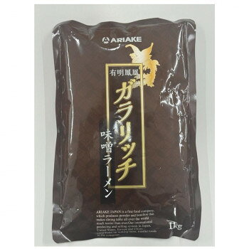 アリアケジャパン 172360 有明鳳凰 ガラリッチ味噌ラーメン スープ 1kg×10 軽食品 ...