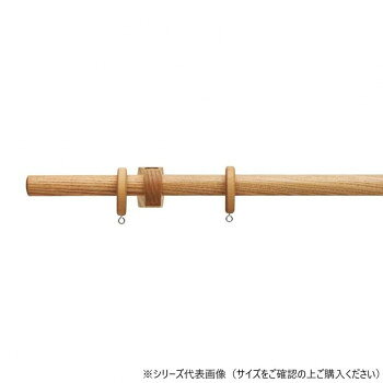 Rakuten - 30010632 トーソー(TOSO) 装飾レール ノルデイ25 Bセット オーク シングル2.10m インテリア 敷物・カーテン