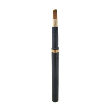 ボディが軽く頭の部分が平らでスマートなブラシです。サイズ全長114mm、キャップを閉じた状態115mm、毛長11mm個装サイズ：16×4×9cm重量15g個装重量：8g素材・材質毛質:イタチ仕様平型生産国日本軽いボディ