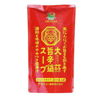 サンダイナー食品 鍋つゆ 大蒜旨辛鍋 600g 20枚 493 軽食品 調味料