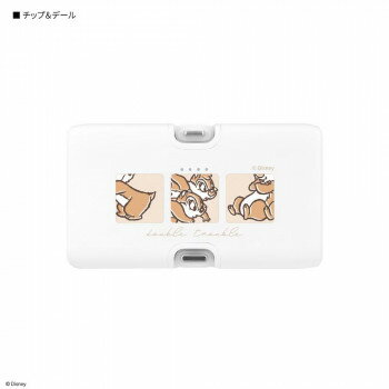 ディズニー Lightning/Type-C リチウムイオン充電器 CD.チップ＆デール DNG-219CD パソコン・AV機器関連 PC・携帯関連