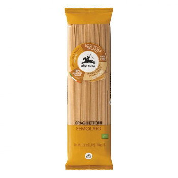 アルチェネロ 有機スパゲットーニ(ブラン入り) 500g 12セット C6-21 軽食品 麺類 deco-maison-12127002 DECO MAISON パッケージ画像
