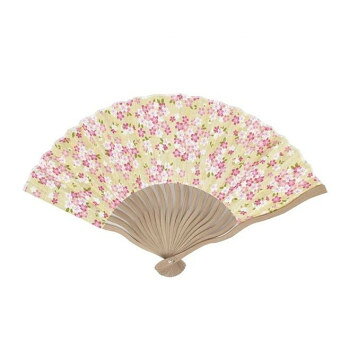 大西賢製販 Ripple 波骨布扇子 21cm 小桜 キナリ NN19-B04 その他アパレル 和装