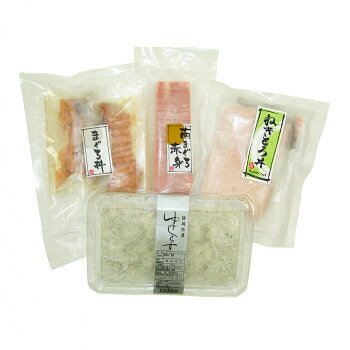 石原水産 焼津の味3種詰め合わせセット(南まぐろ赤身・まぐろ丼・ねぎとろ丼・ゆでしらす) 10132 軽食品 水産物・水産加工品 deco-maison-12173888 DECO MAISON パッケージ画像