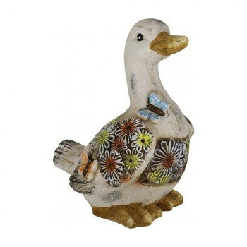 置物 ガーデンオブジェ アヒル 14563 ガーデニング・DIY・防殺虫 ガーデニング・花・植物・DIY