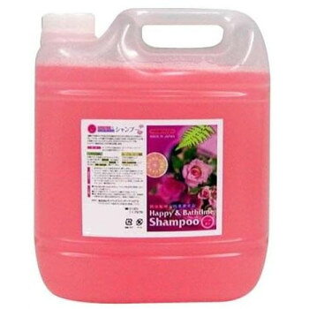 ハッピー＆バスタイム　ペット用シャンプー　4L　バラの香り ペット用品 ペット　シャンプー・リンス
