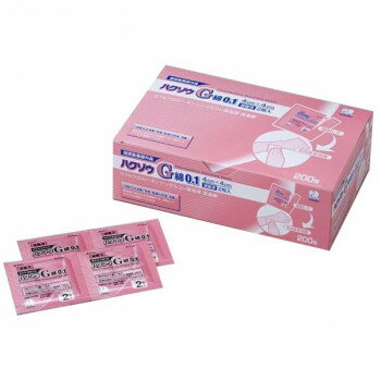 ハクゾウメディカル　ハクゾウG綿0.1　指定医薬部外品　滅菌済　4cm×4cm　2枚入×200包 2600036 健康グ..