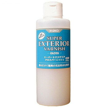 スーパーエクステリアグロスバーニッシュ(水性防水ニス)　303226 その他ライフグッズ（趣味） 手芸・クラフト・生地