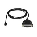 StarTech.com USB Type-C-パラレルプリンターケーブル 1.8m ブラック ICUSBCPLLD251本【日時指定不可】(2)