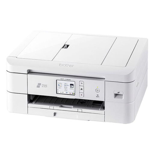 ブラザー工業 CUTFIT(カットフィット) A4インクジェット複合機(Wi-Fi/自動両面/自動カット/スマホ対応) DCP-J1800N ブラザー工業 CUTFIT(カットフィット) A4インクジェット複合機(Wi-Fi/自動両面/自動カット/スマホ対応) DCP-J1800N