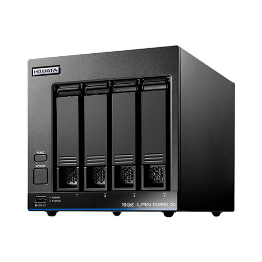 アイオーデータ10GbE&マルチギガビット Linux 法人4ドライブNAS(5年保証・データ復旧) 16TB HDL4-XA16B1台【日時指定不可】 アイオーデータ10GbE&マルチギガビット Linux 法人4ドライブNAS(5年保証・データ復旧) 16TB HDL4-XA16B1台【日時指定不可】