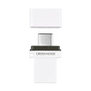 グリーンハウスType-C/A USB3.2 Gen1対応 デュアルUSBメモリー 64GB GH-UF3CB64G-WH 1個【日時指定不可】(2)