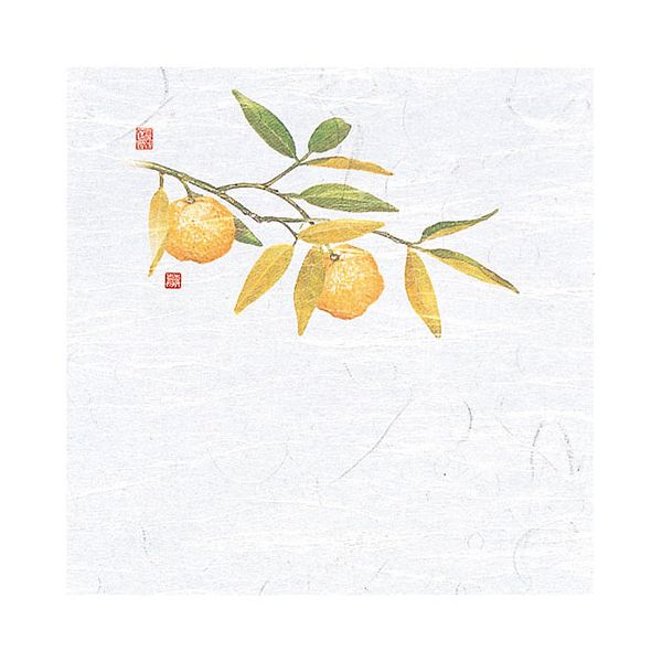 ヤマコー 用美 業務用 4寸OP懐石敷紙 柚子 (100枚入) yamaco65120