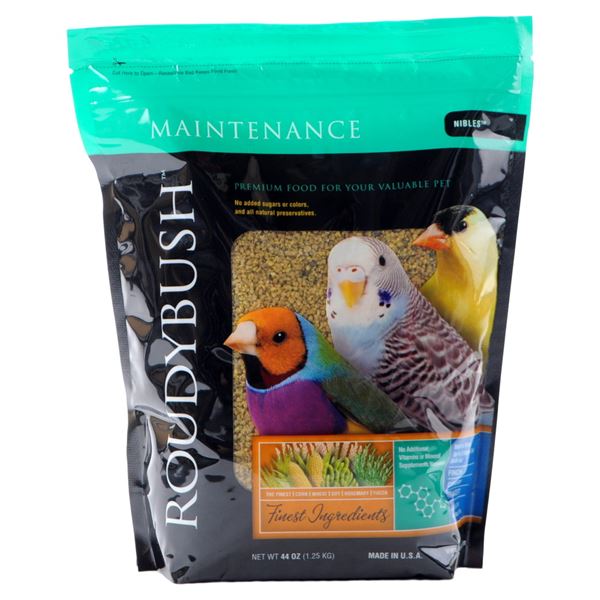 ラウディブッシュ デイリーメンテナンス ニブルズ 1.25kg 鳥用フード【代引不可】