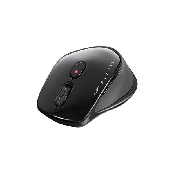 BUFFALO ワイヤレスマウス 5ボタン Bluetooth 切替機能付 BSMBB540BK
