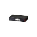 バッファローレイヤー2 Giga PoEスマートスイッチ 8ポート BS-GS2008P 1台(2)