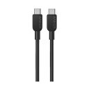 (まとめ) アンカージャパン ANKER 310 USB-C&USB-C ケーブル 0.9m ブラック A81E1011 1本 【×2セット】【日時指定不可】(2)