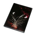 L判アドレス帳 ルビー蝶 26×19×2cm 住所録64シート 日本製 L9022544【日時指定不可】