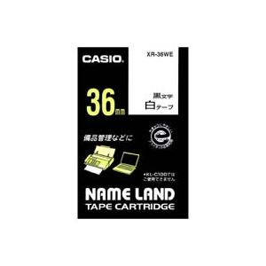 (業務用2セット) CASIO カシオ ネームランド用ラベルテープ 【幅:36mm】 XR-36WE 白に黒文字 (業務用2セット) CASIO カシオ ネームランド用ラベルテープ 【幅:36mm】 XR-36WE 白に黒文字