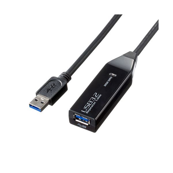 サンワサプライ 3m延長USB3.2アクティブリピーターケーブル KB-USB-R303N